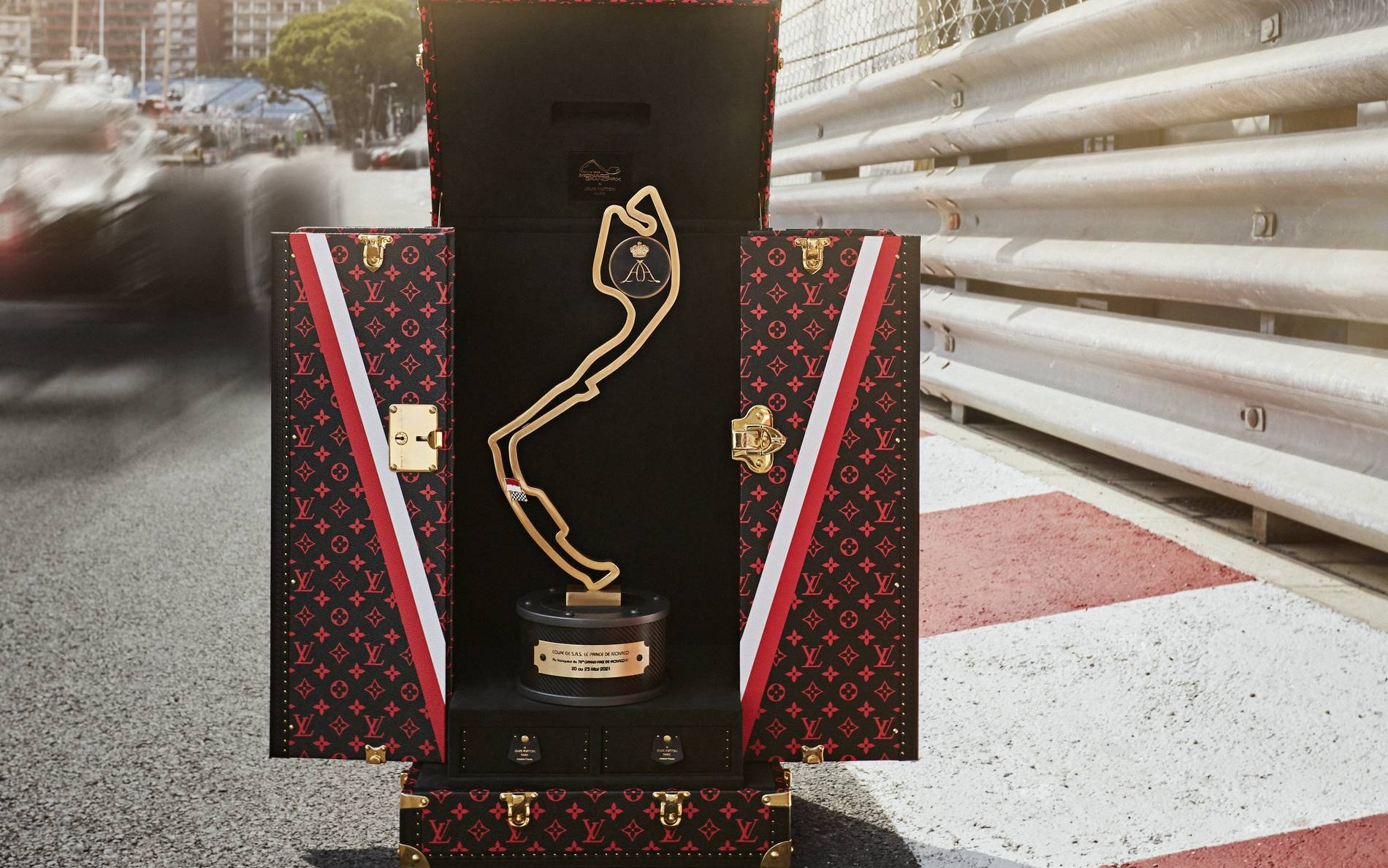 F1: Monaco Grand Prix Trophy to Travel First Class in Louis Vuitton Case -  Live Trading News